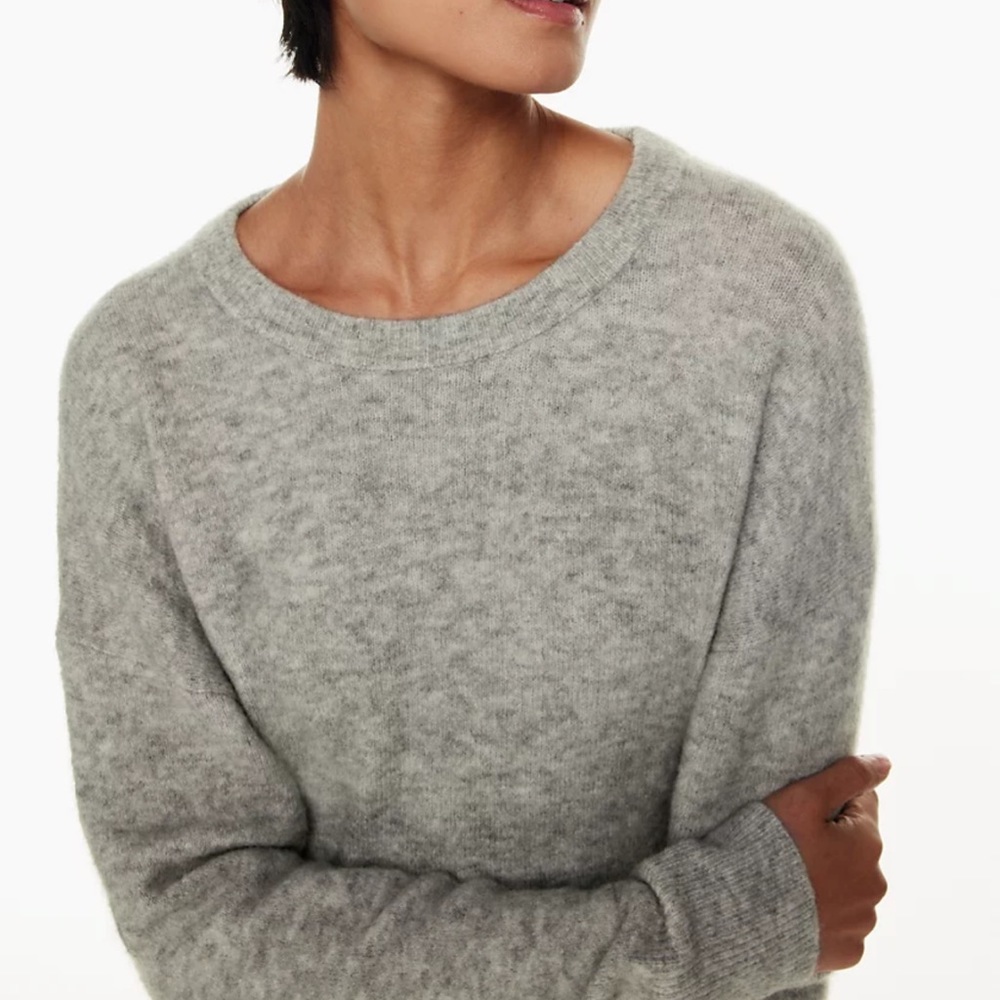 New Aritzia The Group Thurlow Sweater in Heather Chrome - Picture 2 of 8